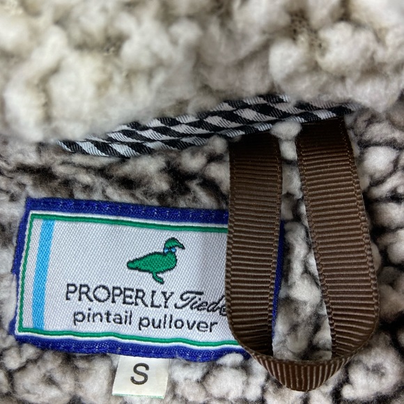 Properly Tied Pintail Pullover Sherpa Cozy 1/4 Zip Sweater Women’s Small - Picture 3 of 5